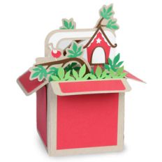 animal explosion basket - birdhouse