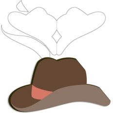 cowboy hat card