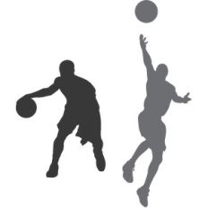 basketball silhouettes
