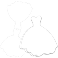 wedding dress card sleeveless