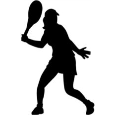 tennis forehand - girl