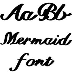 mermaid font