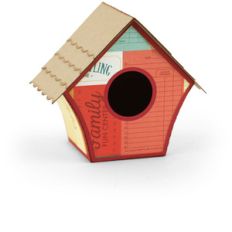 3d birdhouse with curved sides