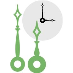antique inspired clock hands