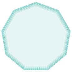 stitched nested shapes