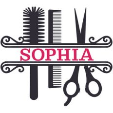 stylist split monogram