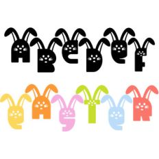 bunny alphabet