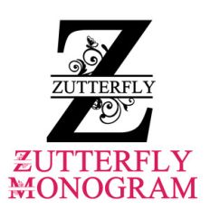 pn zutterfly monogram