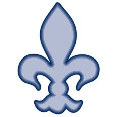 nested fleur de lis