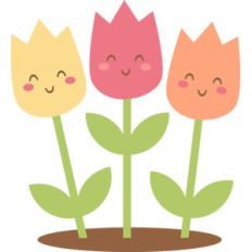happy tulips