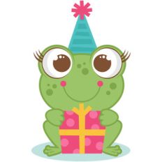 birthday frog girl