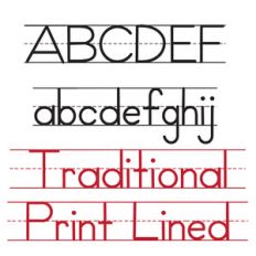 ld traditional print lined