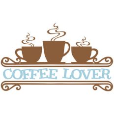 coffee cups monogram