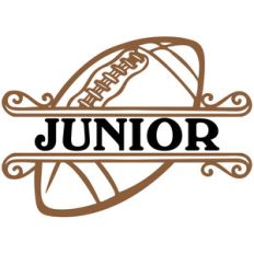 football split monogram