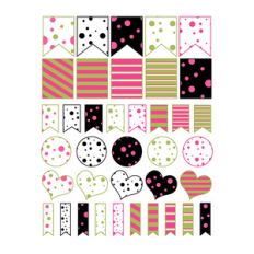 polka dot stickers