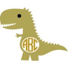 t-rex monogram