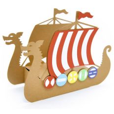 viking boat matchbox
