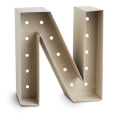 marquee letter n