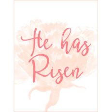 he has risen
