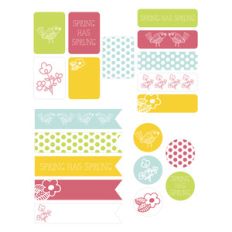 spring has sprung planner stickers