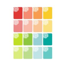 flower planner stickers
