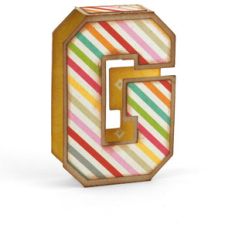 3d simple alphabet letter g