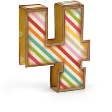 3d simple letter 4