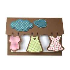 baby dress card
