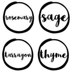 spice jar labels