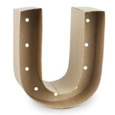 marquee letter u