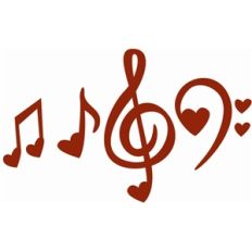 heart music notes