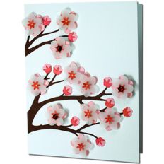 cherry blossom card