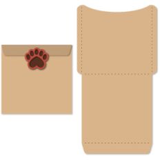 bear paw seal envelope