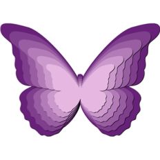 nested butterfly - 3d