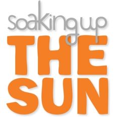 'soaking up the sun'