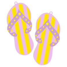 flip flop tags/bunting