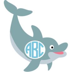 dolphin monogram