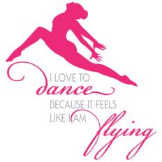 dance quote - flying