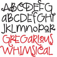 ld gregarious whimsical