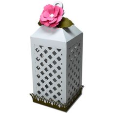 lattice rose lantern (flameless)