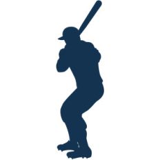 batter up silhouette