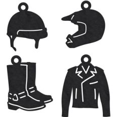 biker charms