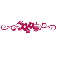 flowers border flourish