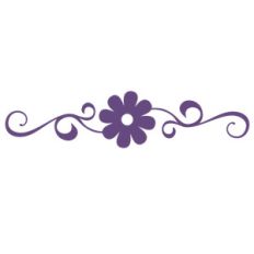 simplet flower border flourish