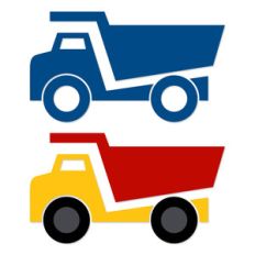 toy truck icons