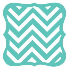 chevron fancy label