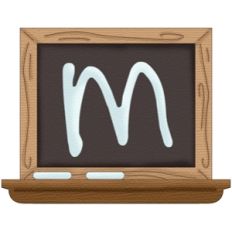 back to school alphabet m