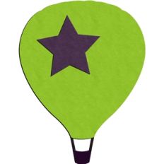 air balloon - star