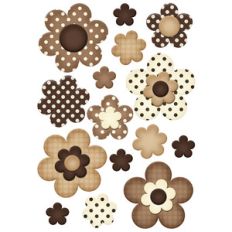 coffee flower planner stickers