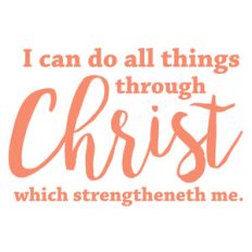 i can do all things